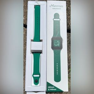 Augusta National Masters green silicon Apple Watch band size 42-44.